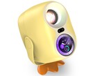 El proyector portátil Full HD Acer C350e presenta una atractiva combinación de colores que recuerda a un patito.