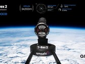 El T-Rex 2 hace un "viaje espacial". (Fuente: Amazfit)