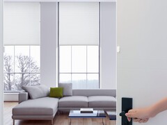 El controlador de cortinas enrollables T1S de Aqara es un motor tubular inteligente. (Fuente de la imagen: Aqara)