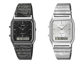 De izquierda a derecha (en la imagen), los Casio x Liberty London AQ230EBLT-1A y AQ230ELT-7A. (Fuente de la imagen: Casio - editado)