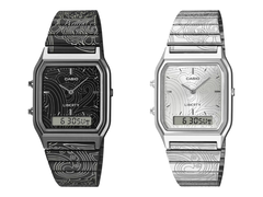 De izquierda a derecha (en la imagen), los Casio x Liberty London AQ230EBLT-1A y AQ230ELT-7A. (Fuente de la imagen: Casio - editado)