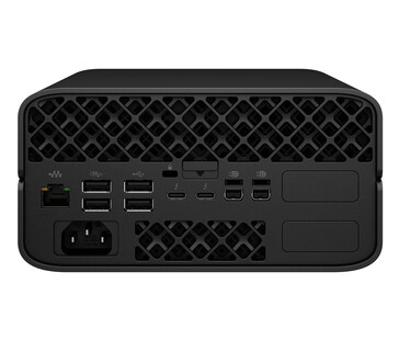 El mini PC dispone de un amplio número de puertos. (Fuente de la imagen: HP)