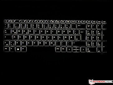 Iluminación del teclado
