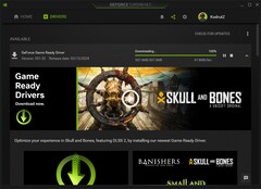 Descarga del paquete Nvidia GeForce Game Ready Driver 551.52 a través de GeForce Experience (Fuente: Propia)