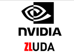 CUDA funciona en GPUs AMD (logo Nvidia CUDA editado)