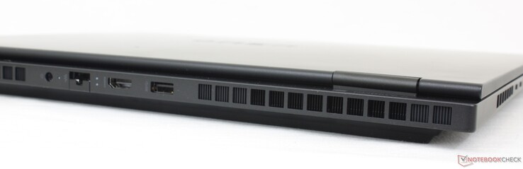 Trasero: Adaptador de CA, Gigabit RJ-45, HDMI 2.1, USB-A (5 Gbps)
