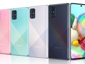 La Galaxia A71 puede estar recibiendo una segunda actualización. (Fuente: Samsung)