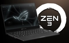 El factor Zen 3 ayuda a convertir el Asus ROG Flow X13 en un potente portátil convertible. (Fuente de la imagen: Asus/AMD - editado)