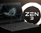 El factor Zen 3 ayuda a convertir el Asus ROG Flow X13 en un potente portátil convertible. (Fuente de la imagen: Asus/AMD - editado)