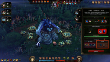 Una imagen que muestra un monstruo en Against the Storm.
