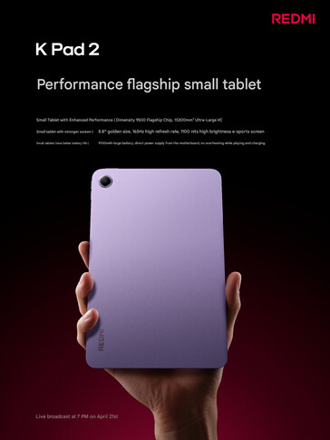 Configuración de refrigeración y otros detalles compartidos por Xiaomi