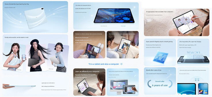 Especificaciones principales del Oppo Pad 6 (traducción automática)