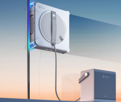 Una batería de 4.500 mAh alimenta el nuevo robot limpiacristales Winbot W2S Omni de Ecovacs (en la imagen). (Fuente de la imagen: Ecovacs vía comunicado de prensa)