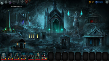Una imagen que muestra un entorno de Iratus: Lord of the Dead.