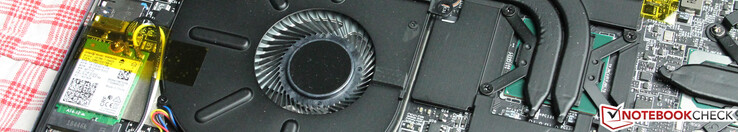 MSI PS63 Modern 8RC con una GPU Nvidia GTX 1050 Max-Q y una CPU Intel de cuatro núcleos de 15 W.