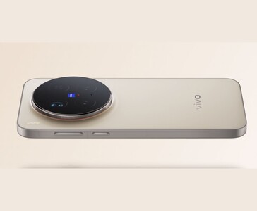 Vista trasera del Vivo X300 en la que destaca su módulo circular Zeiss de triple cámara (Fuente de la imagen: Vivo)