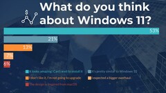 Los usuarios revelan su opinión sobre Windows 11. (Fuente: WindowsReport)