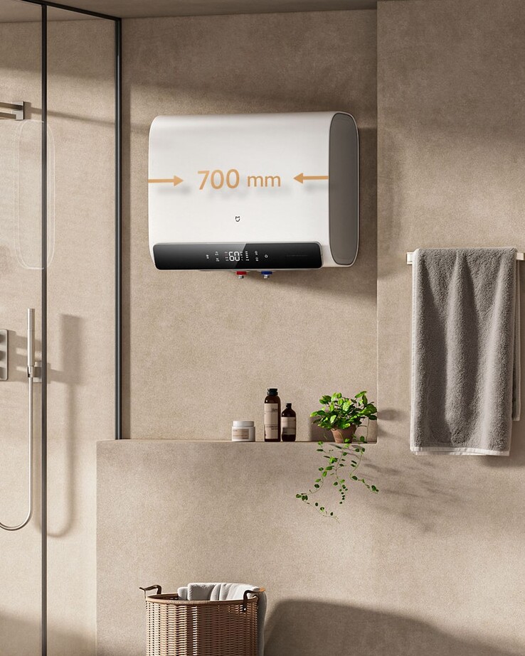 El calentador de agua eléctrico inteligente Xiaomi Mijia 2. (Fuente de la imagen: Xiaomi)