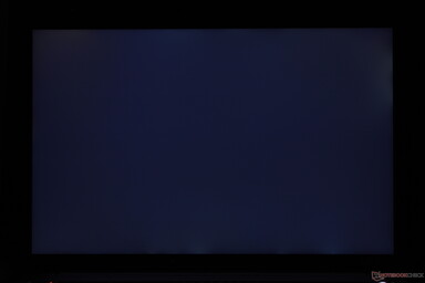 Ligera fuga de luz de fondo irregular