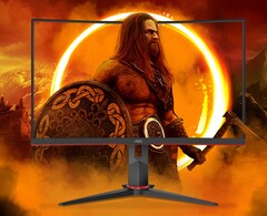 AOC comercializa el AGON GAMING C27G2Z3/BK con un diseño de tres caras sin marco. (Fuente de la imagen: AOC)