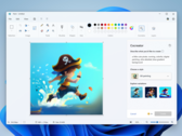 Nueva interfaz de usuario de MS Paint con el botón Cocreator (Fuente de la imagen: Microsoft)