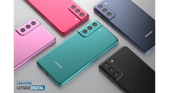 Los últimos renders del S21 FE. (Fuente: Samsung)