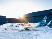 El avión ya había aterrizado cuando el Galaxy A21 se incendió. (Fuente de la imagen: Alaska Airlines)