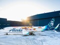 El avión ya había aterrizado cuando el Galaxy A21 se incendió. (Fuente de la imagen: Alaska Airlines)