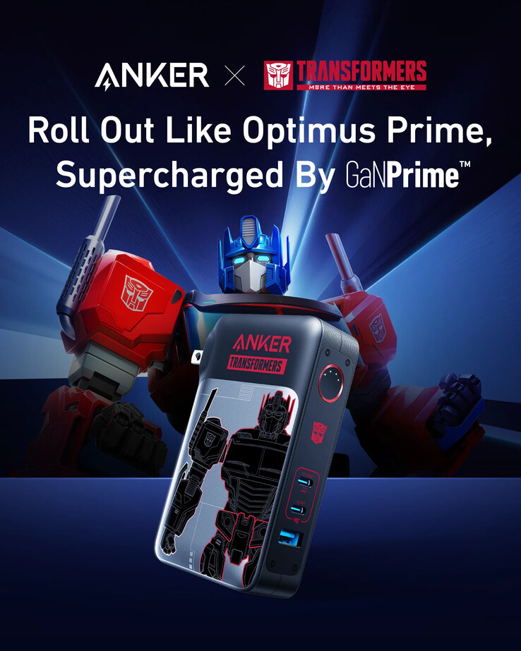 El Anker x Transformers Special Edition 733 Power Bank (GaNPrime PowerCore 65W) (Fuente de la imagen: Anker)