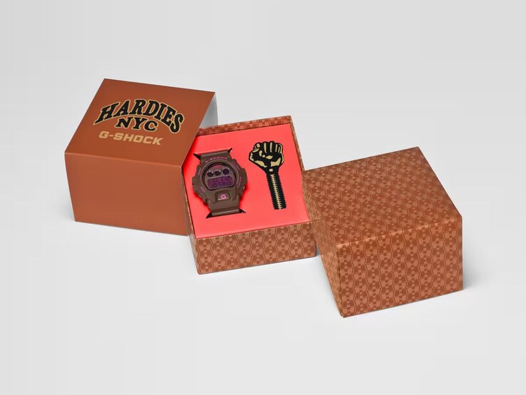 El reloj Casio G-Shock x Hardies NYC DW6900HH-5. (Fuente de la imagen: Casio)