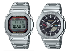 A la izquierda, tenemos el Casio G-Shock GMW-B5000D-1CJF, y a la derecha, el Casio G-Shock GM-B2100SD-1CJF. (Fuente de la imagen: Great G-Shock World)