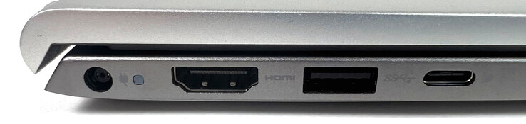 Izquierda: 1x conector de alimentación, 1x HDMI 1.4, 1x USB 3.1 Tipo-A (Gen 1), 1x USB 3.1 Tipo-C (Gen 1)