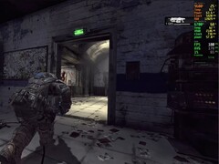 Una captura de pantalla de «Gears of War 2: Hollow» ejecutándose a 4K y 180 FPS en PC