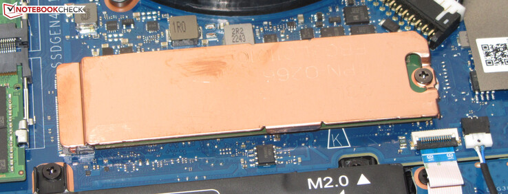 Un SSD PCIe 4 sirve como unidad del sistema.