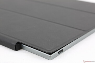 A diferencia de la mayoría de los monitores y tabletas portátiles, el estuche de piel sintética incluido sólo cubre la parte delantera o trasera, no ambas.