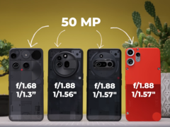 Especificaciones de la cámara principal de Nothing Phone (3), Phone (3a), Phone (3a) Pro y CMF Phone 2 (Fuente de la imagen: Versus en YouTube; captura de pantalla)