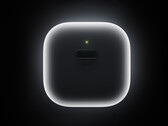 El cargador de 40 W tiene un diseño similar al estuche de carga de los AirPods de Apple. En la imagen: una imagen promocional que ofrece un vistazo al adaptador.