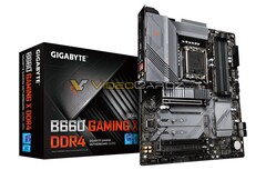 La Gigabyte B660 Gaming X parece ser una de las placas base Alder Lake económicas de Gigabyte (Fuente de la imagen: Videocardz)