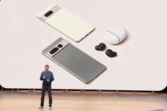 Google Pixel 7 y Pixel 7 Pro en la Google IO 2022 (Fuente: Google)