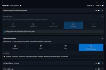 Configuración del perfil de energía de Dell