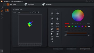 Gigabyte Control Center - Control RGB