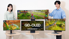 La gama de monitores OLED 2025 de Samsung incluye un modelo de 27 pulgadas con una frecuencia de refresco de 500 Hz (Fuente de la imagen: Samsung)
