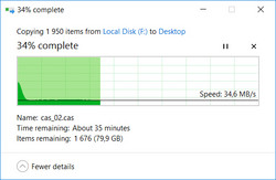 Efecto a corto plazo: caché SSD