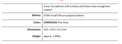 Asus ZenBook 14 UM425 - Especificaciones - contd. (Fuente de la imagen: Asus)