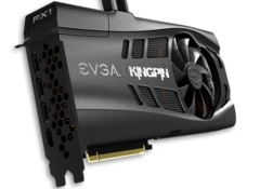 La EVGA GeForce RTX 3090 KINGPIN refrigerada por líquido parece lista para romper los récords de rendimiento (Fuente de la imagen: EVGA)