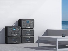 El sistema AC500 y B300S de Bluetti es modular, y cada AC500 tiene capacidad para hasta seis conexiones de batería. (Fuente de la imagen: Bluetti)