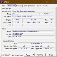 Placa base CPU-Z