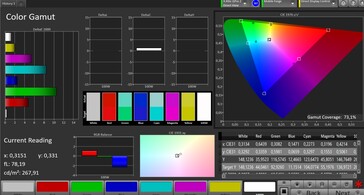 CalMAN: Espacio de color AdobeRGB - Natural