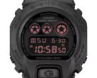El nuevo modelo Casio G-Shock x Montedio Yamagata collab (en la imagen) viene con una pantalla LCD inversa teñida de rojo, junto a una retroiluminación LED blanca y limpia. (Fuente de la imagen: Great G-Shock World)