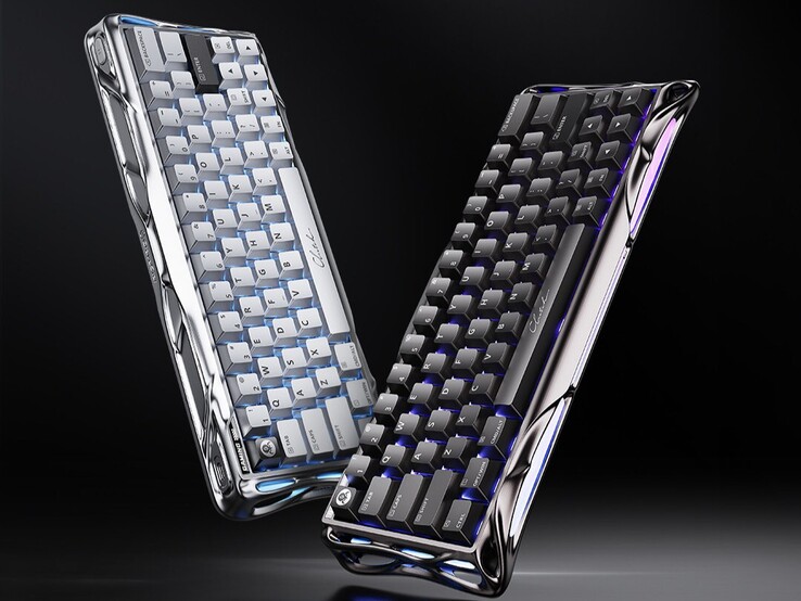 El teclado para juegos GravaStar Mercury V60 Pro HE se presenta en colores bronce de cañón y plata cromada (Fuente de la imagen: Gravastar)